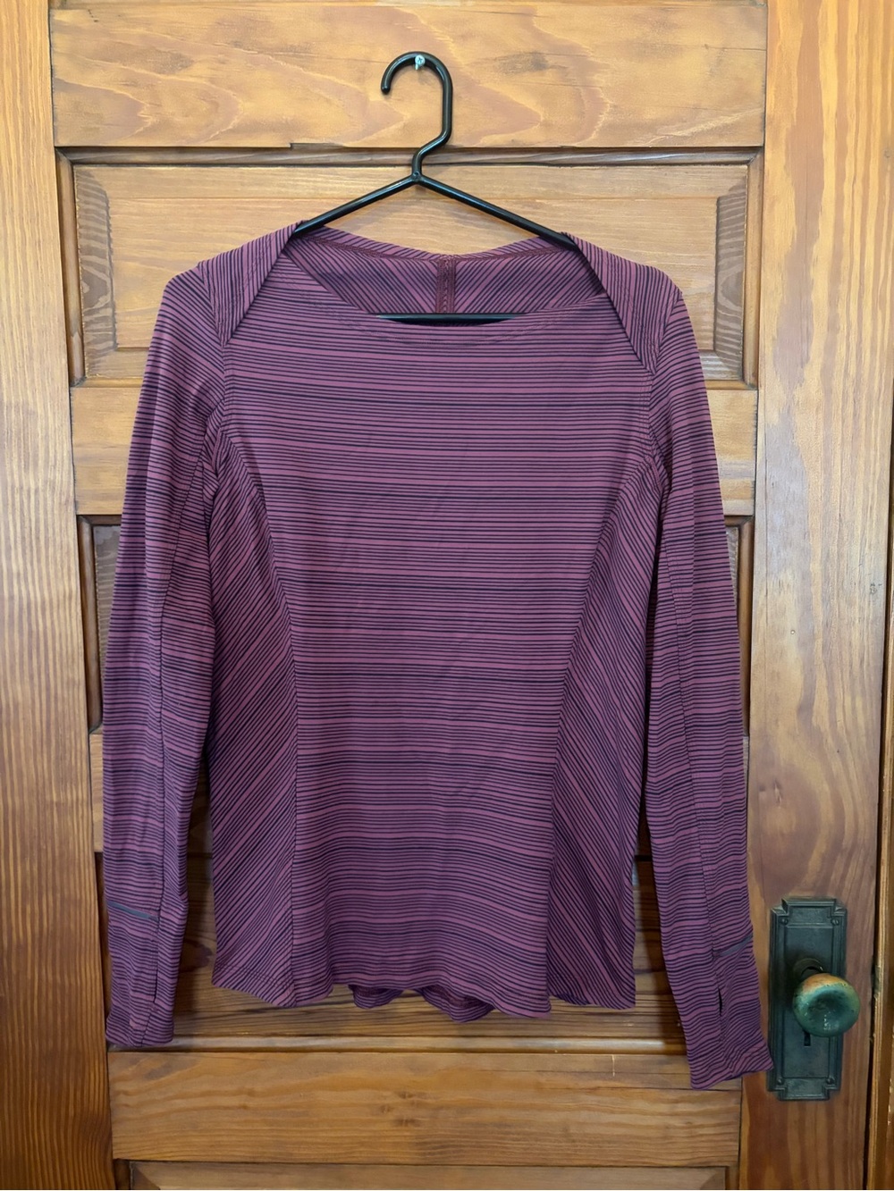 Lululemon Women's Long-Sleeve Striped Top XL activewear NWOT